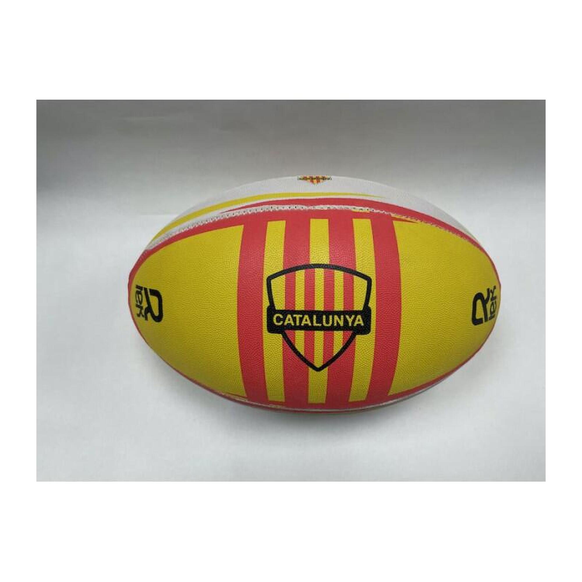 BALLON DE RUGBY CATALOGNE - TAILLE 5 - RTEK