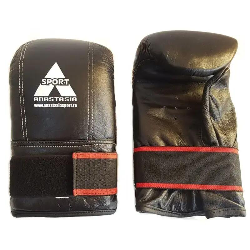 Manusi sac box Anastasia Sport, piele naturala, culoare negru, marime S 2/7