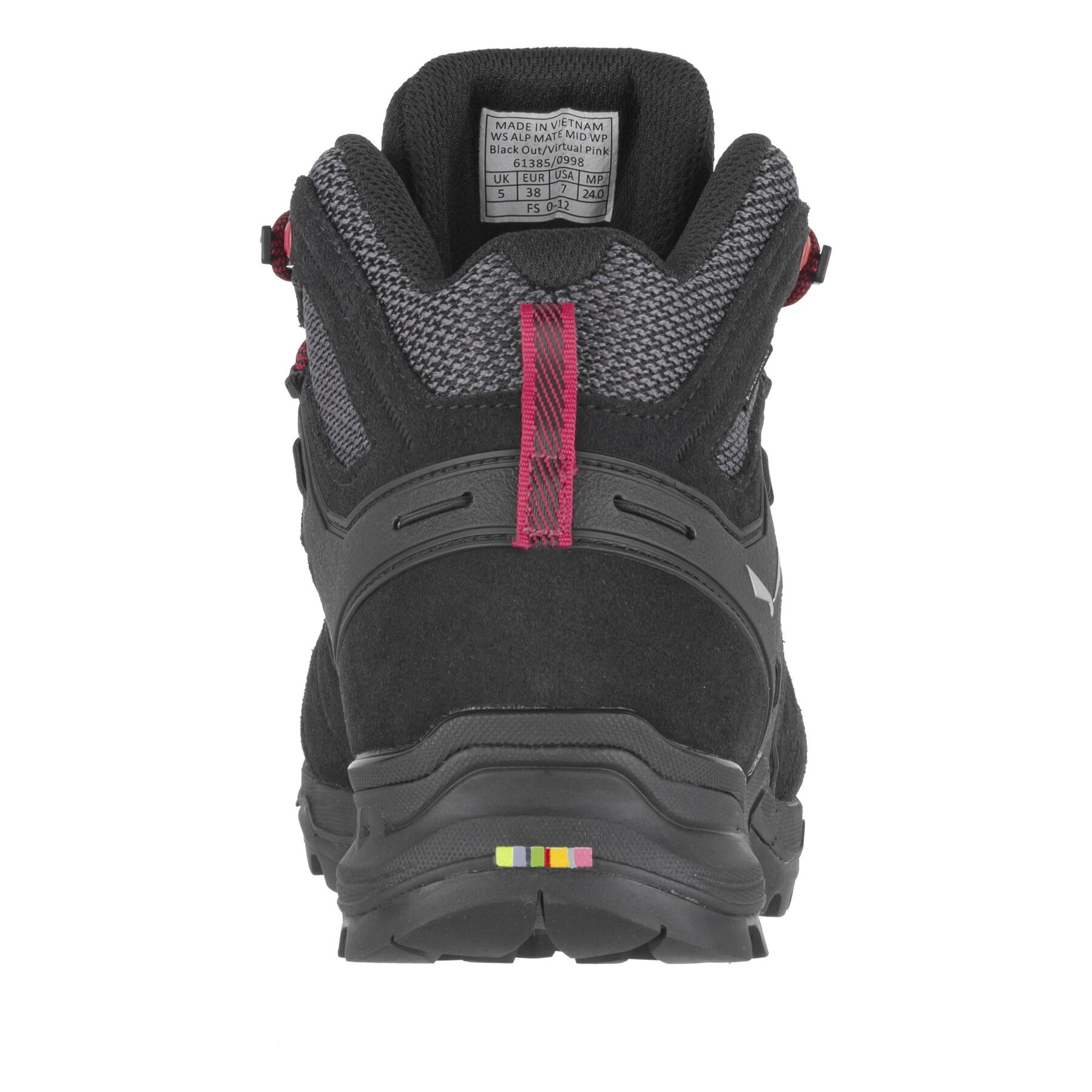 Wandelschoenen Salewa Ws Alp Mate Mid WP Dames Zwart 7/7