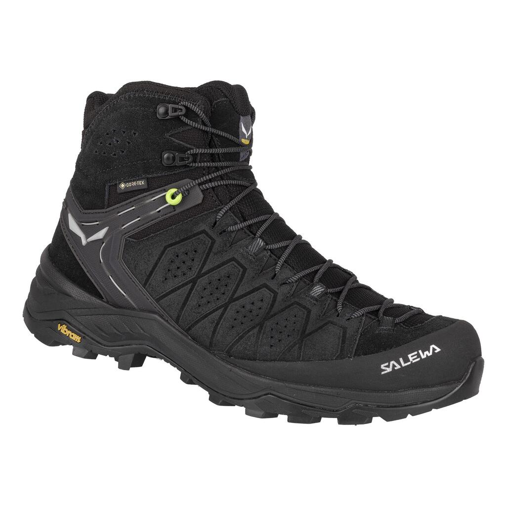 Shoes Salewa Ms Alp Trainer 2 Mid GTX Black Hiking Shoes