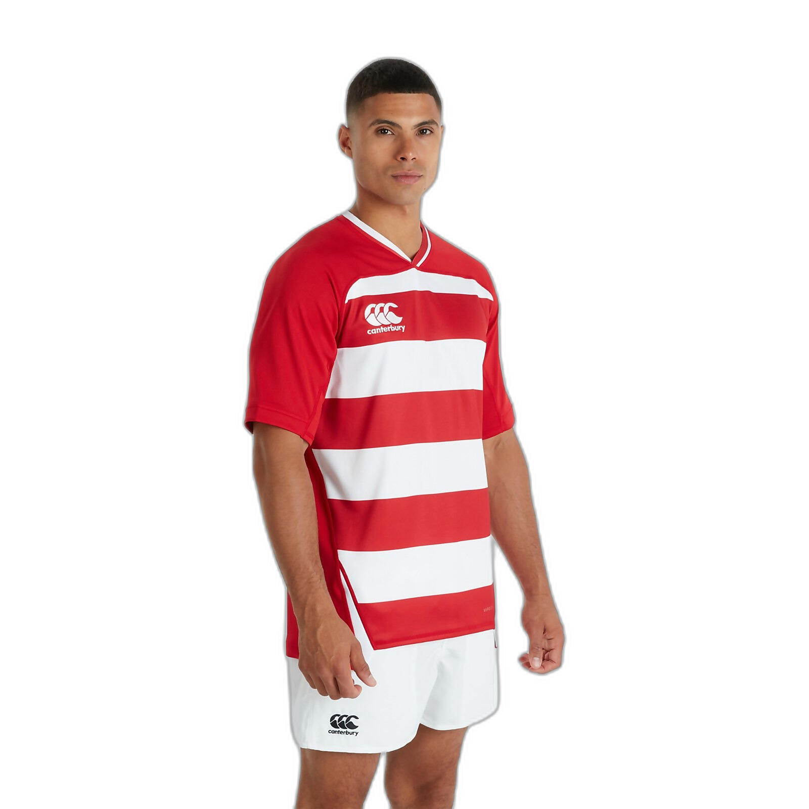 Camiseta de rayas Canterbury Vapodri Evader 3/5
