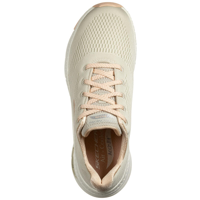 Calçado de Caminhada Desportiva Skechers Arch Fit-Big Appeal Mulher. Coral