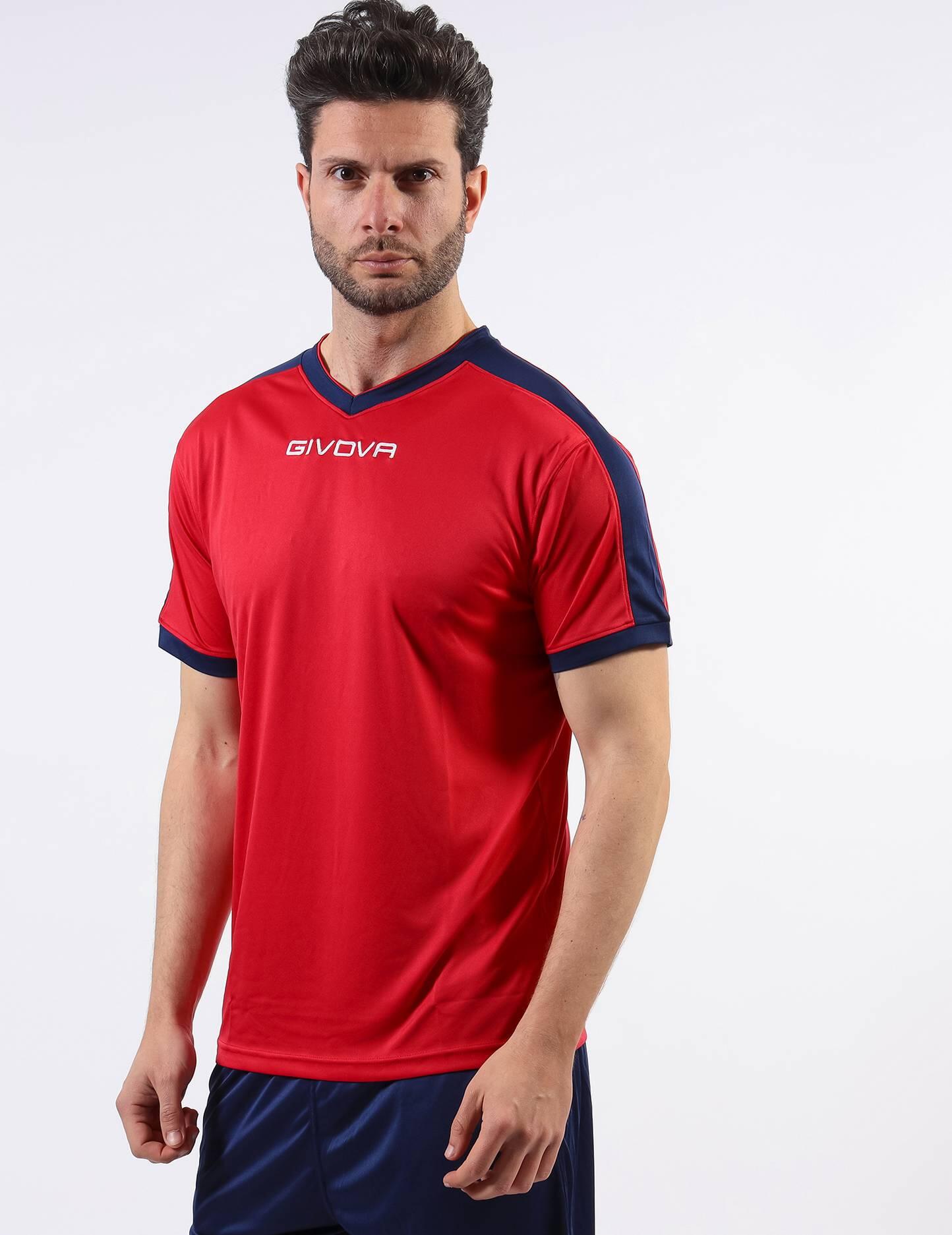 Sportshirt Givova Revolution Rood-blauw Rood 4/6