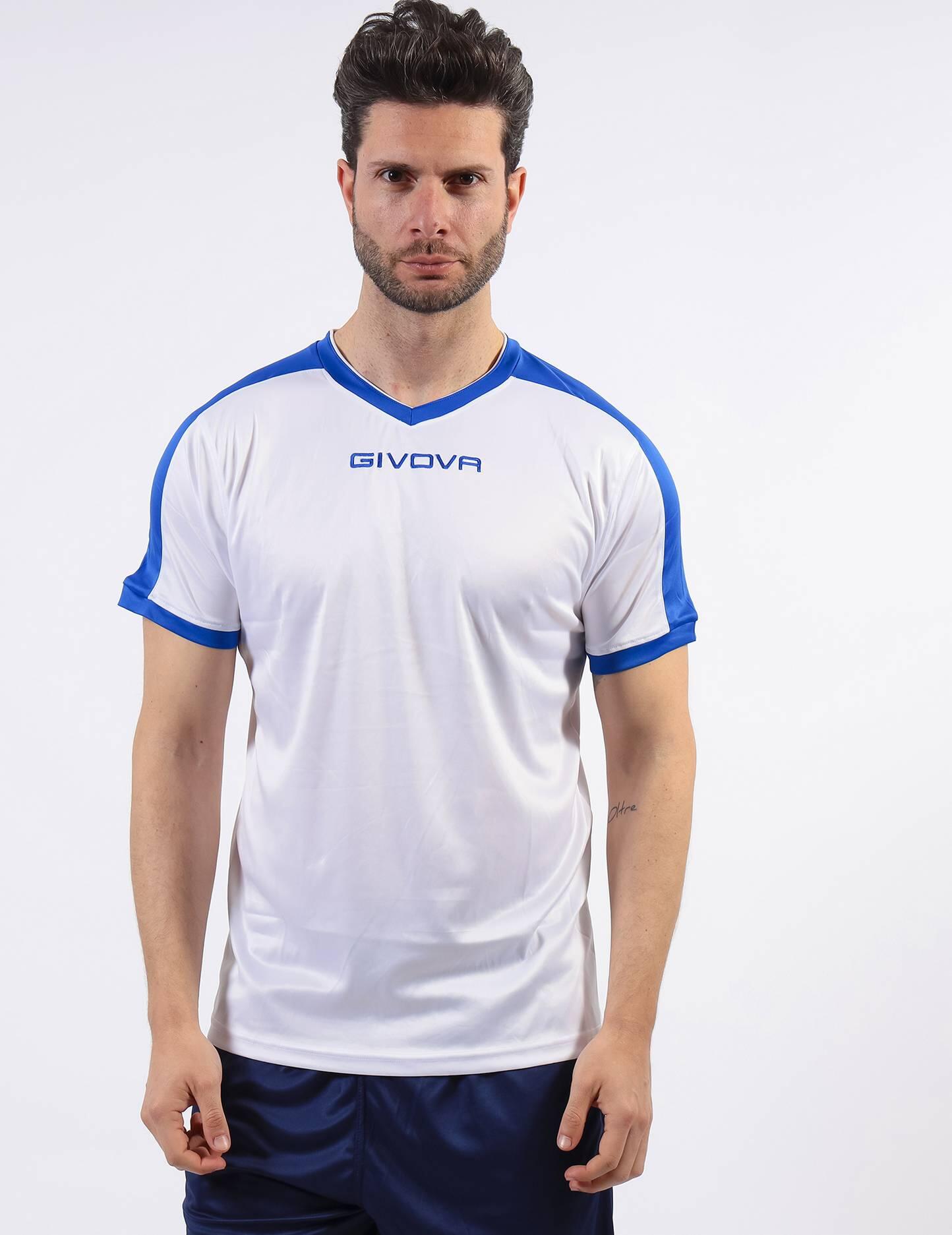 Givova Revolution sportshirt 100% polyester, korte mouw, V-hals, losse pasvorm 3/5