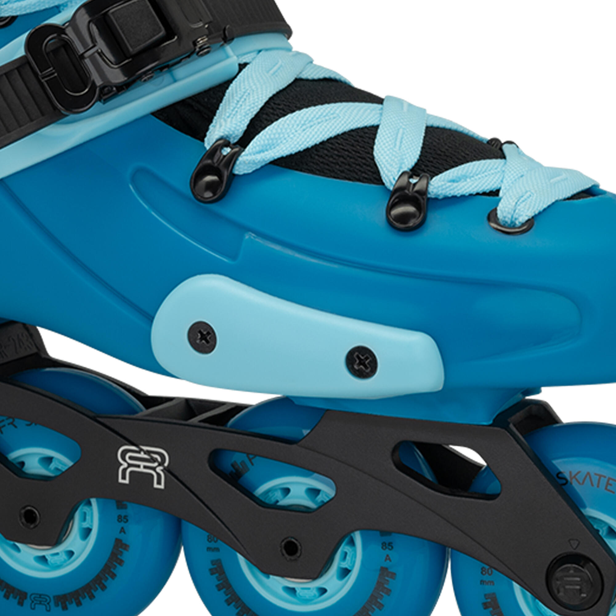 FR 3 80 UNISEX INLINE FITNESS, FREESTYLE, FREERIDE & CITY SKATES – BLUE 5/7