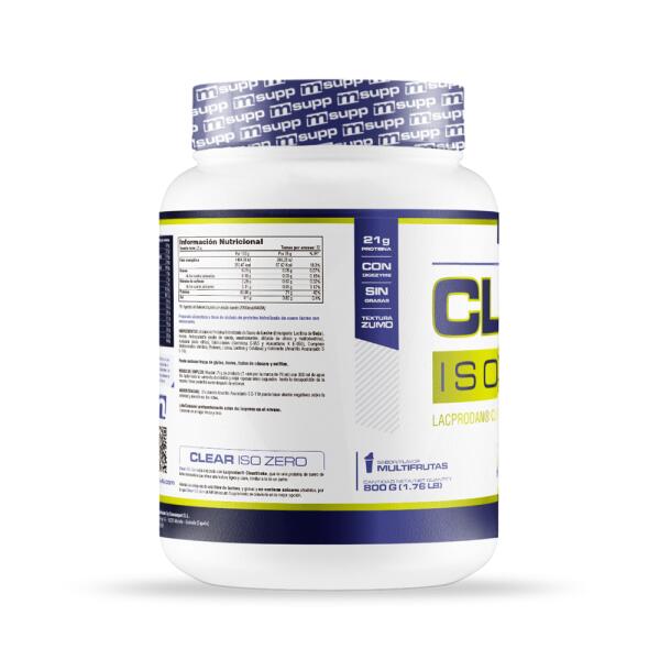 Clear ISO Zero - 800g FRUITY (Multifrutas) de MM Supplements