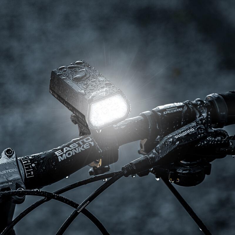 Cyklistické přední světlo VA0073 1020lm akumulátorové LCD powerbanka