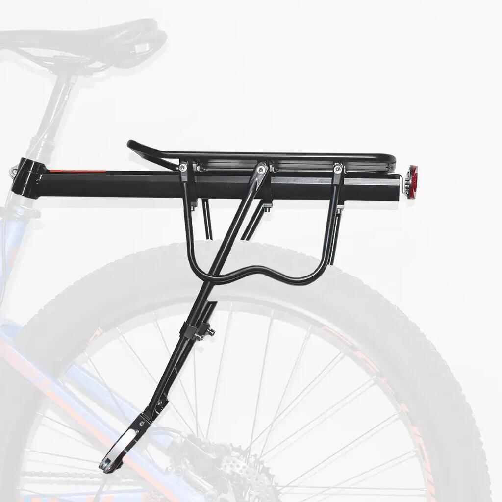Adjustable rear bike rack
