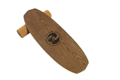Balansbord met antislip kurkroller