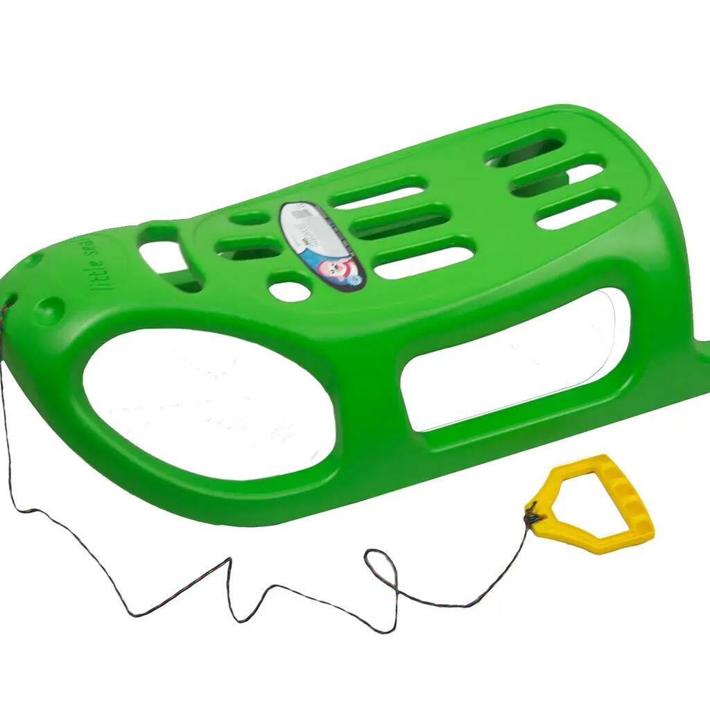 Green children's sled
