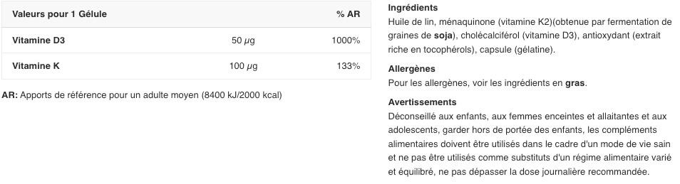 Gold Vit D3 K2 - 60caps - Olimp Nutrition 2/3