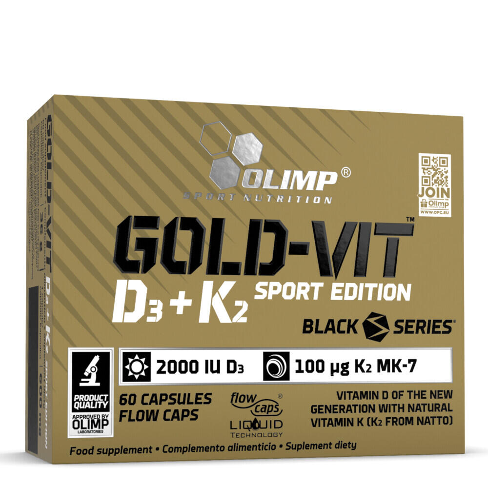 OLIMP SPORT Vitamine D - Gold Vit D3+k2 Sport Edition (60 Capsules)