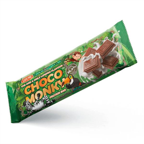 Tableta Choco Monky 38% Protein - 35g Chocolate con Leche de LifePRO