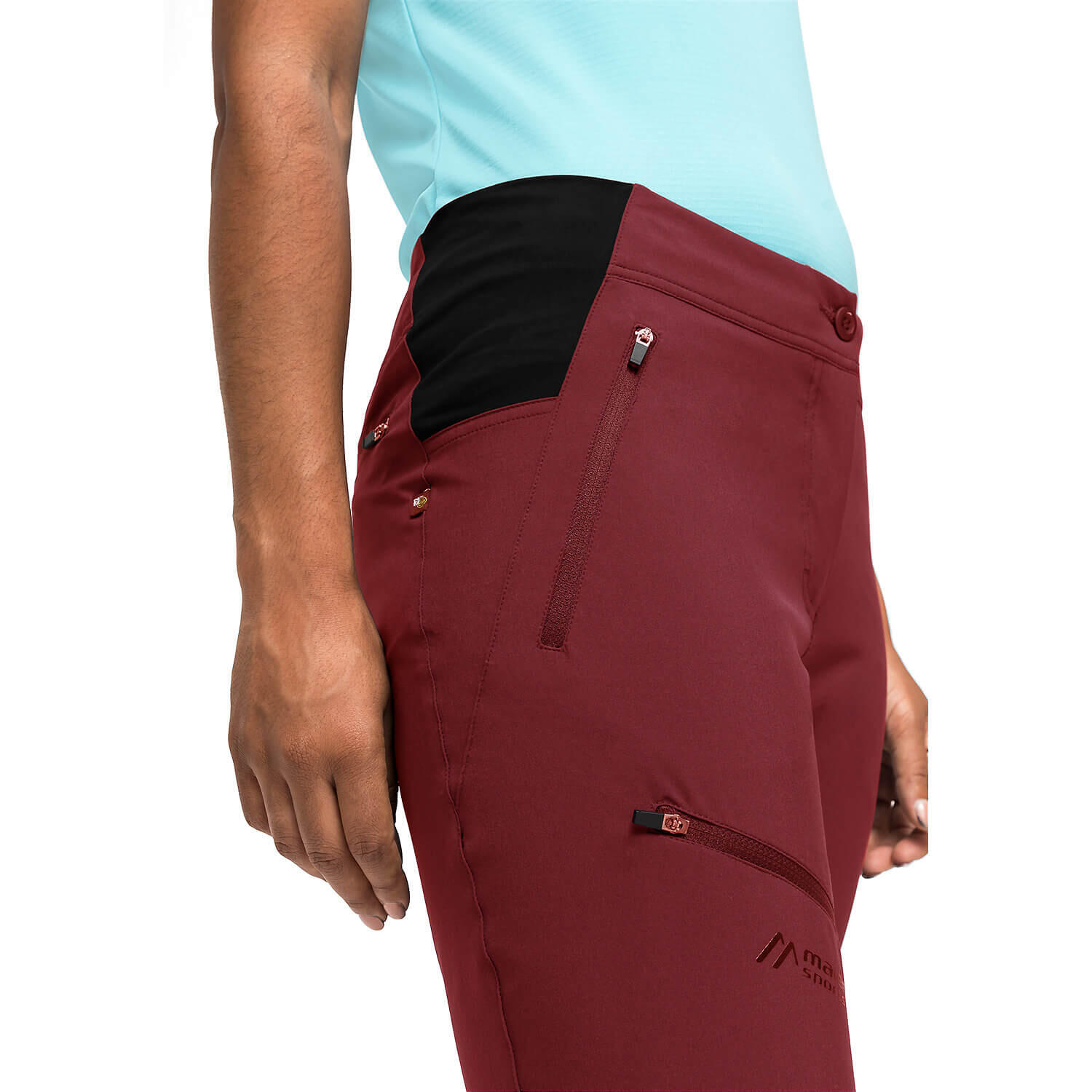 Damen Outdoorhose Latit Capri Vario 3/3