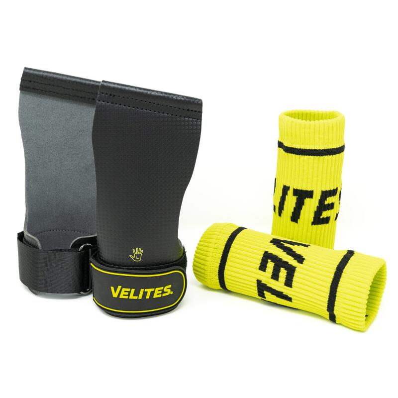 Velites Quad Carbon Zwarte Cross Training Grips voor Hoge Belastingen L