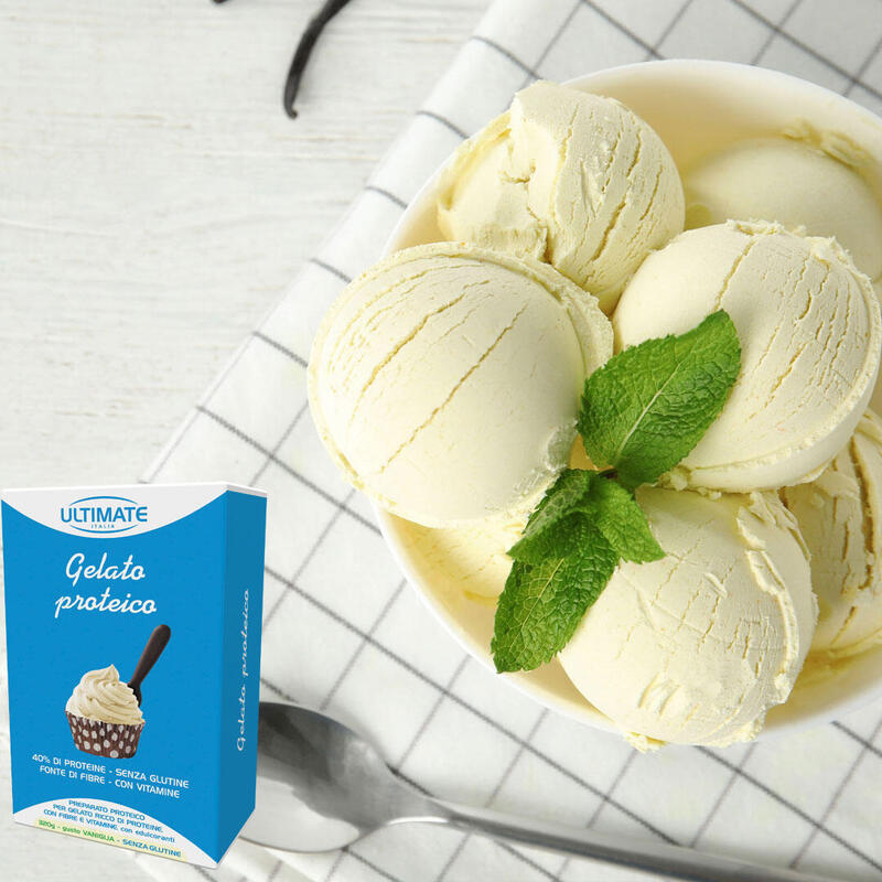 Integratore alimentare - GELATO PROTEICO VANIGLIA - 320g