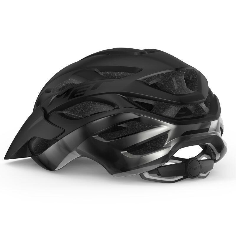 Casco Ciclismo Mtb Met Veleno Negro