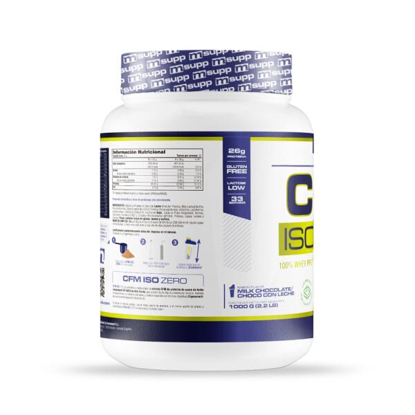 CFM ISO Zero - 1Kg Chocolate con Leche de MM Supplements