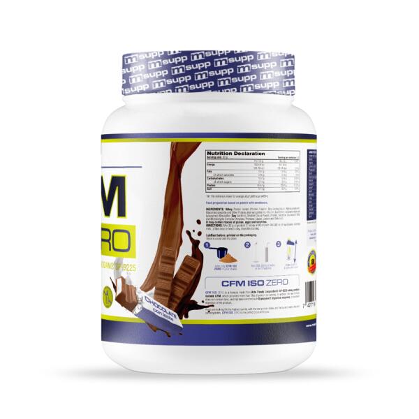 CFM ISO Zero - 1Kg Chocolate con Leche de MM Supplements