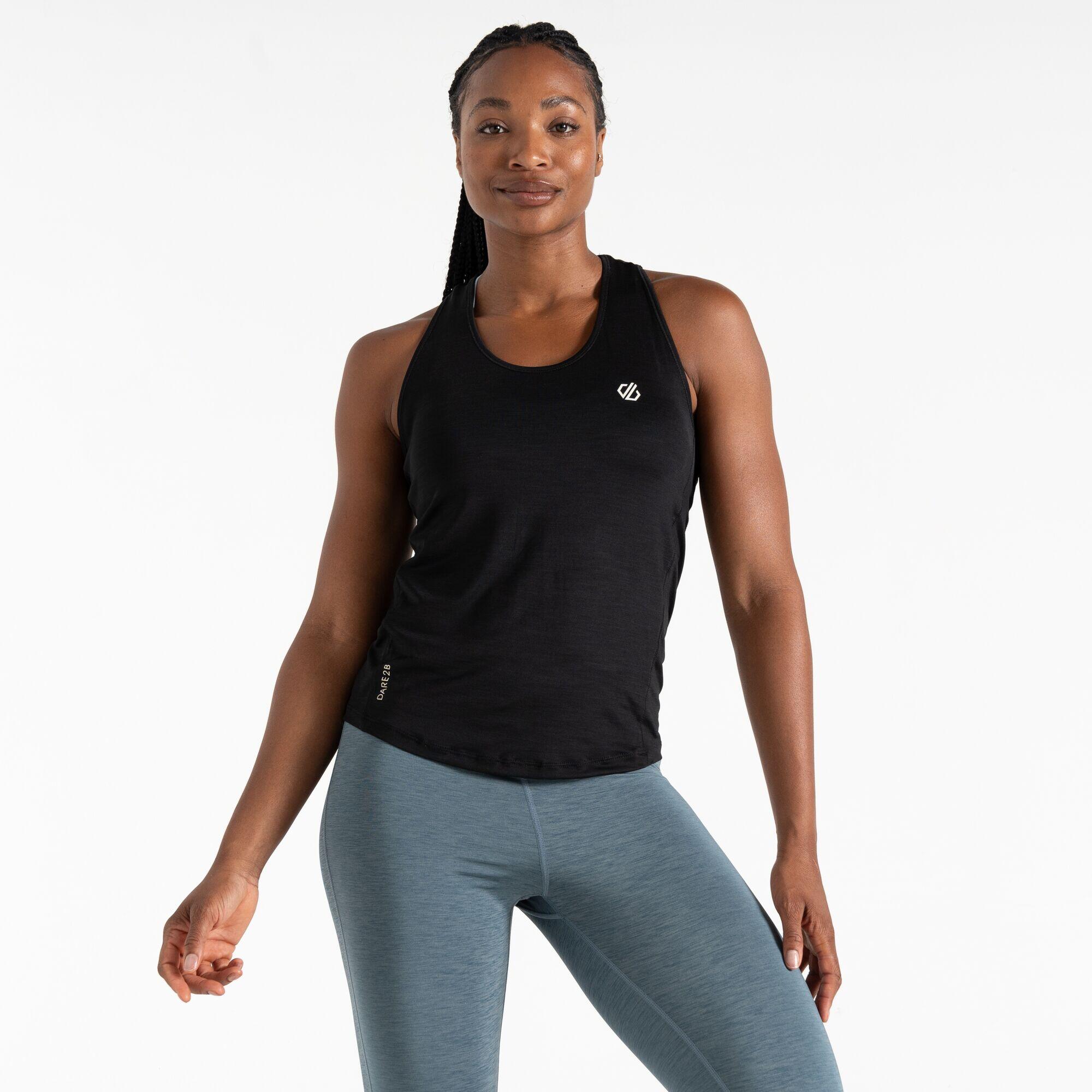 Modernize II Women's Fitness Sleeveless Vest - Black 1/5