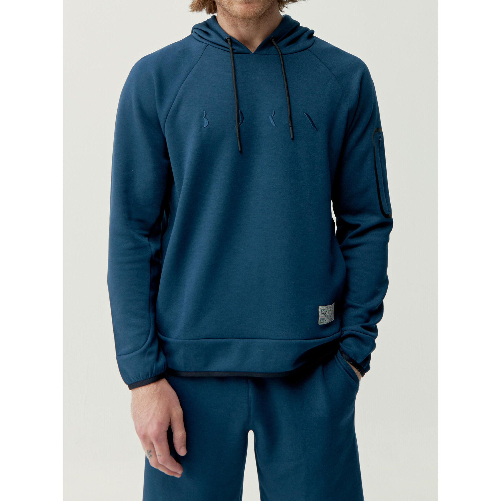 Born Living Yoga - Sweat De Sport Homme Amur Born Living Yoga - Sweat-shirt - Bleu - 40 M - Decathlon