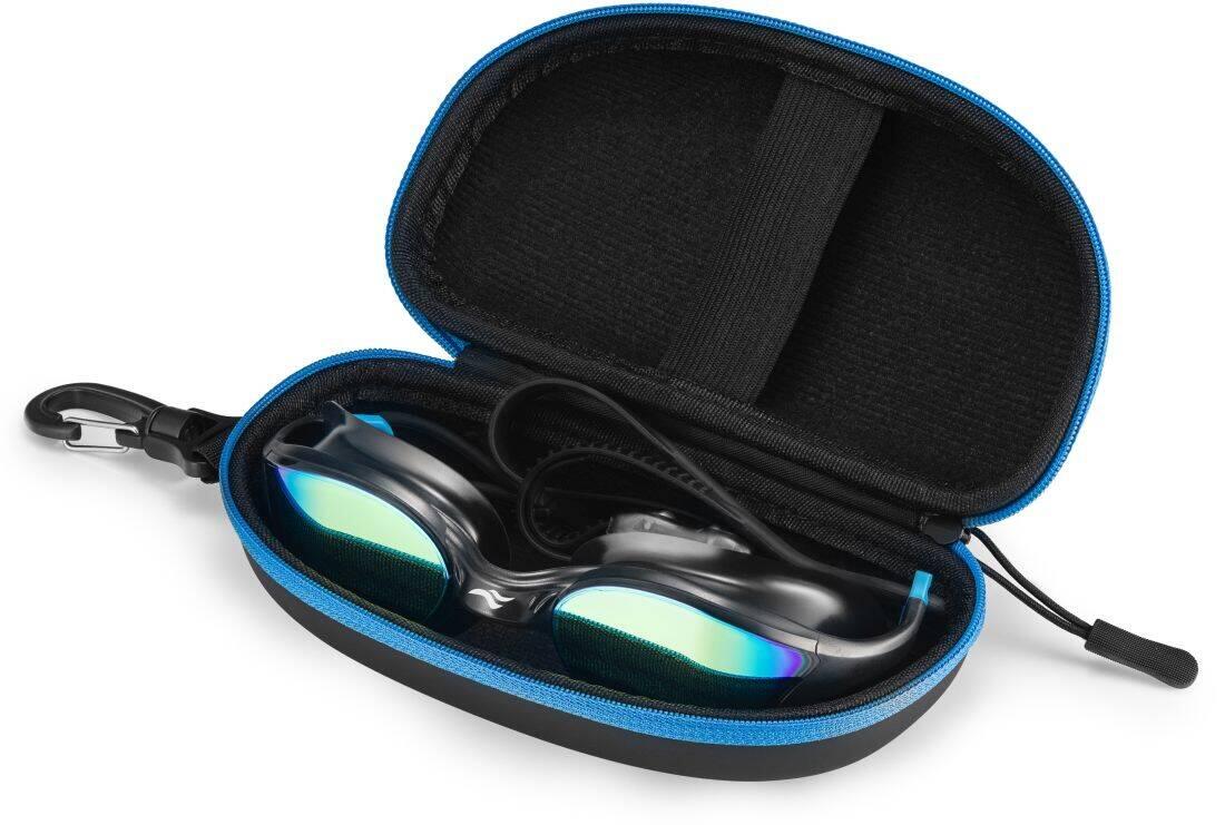 Aqua Speed ​​Vortex Mirror Schwimmbrille mit Etui, Schwarz 3/6