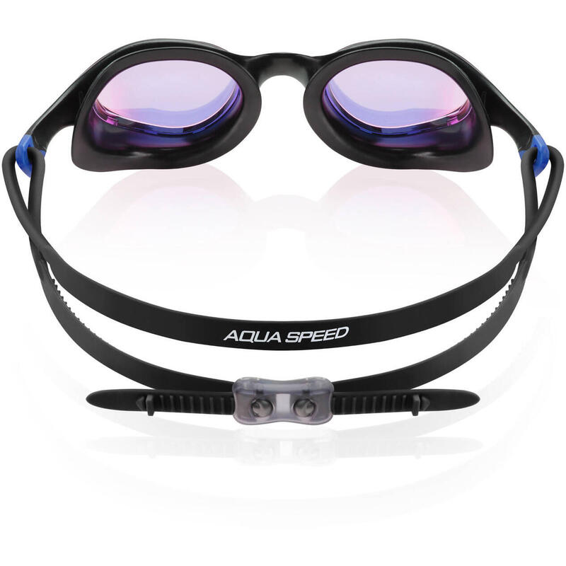 Plavecké zrcadlové brýle Aqua Speed ​​Vortex Mirror s pouzdrem černá