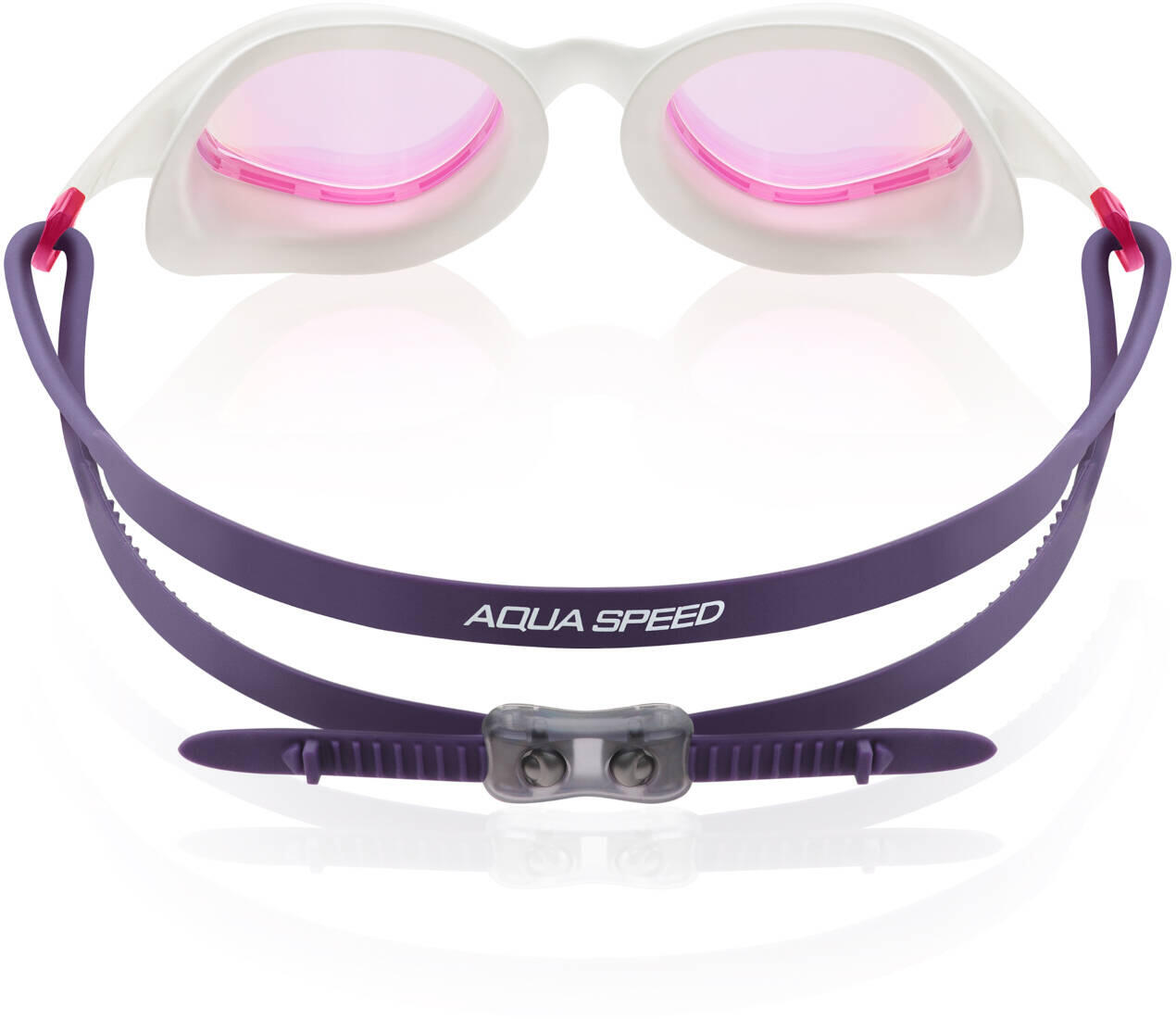 Aqua Speed ​​Vortex Mirror Schwimmbrille mit Etui, Pink 5/6