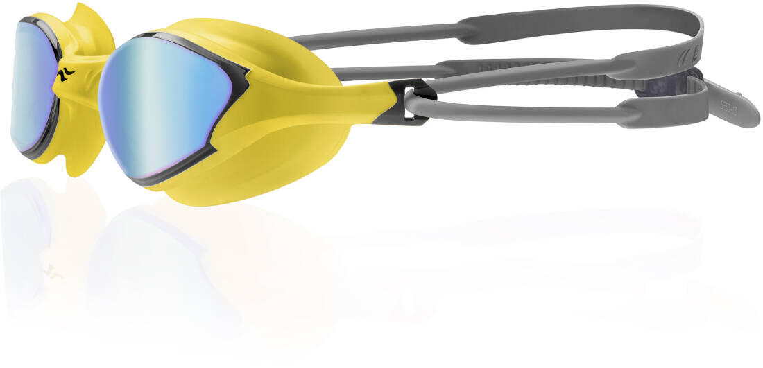 Aqua Speed ​​Vortex Mirror Schwimmbrille mit Etui, Gelb 6/6