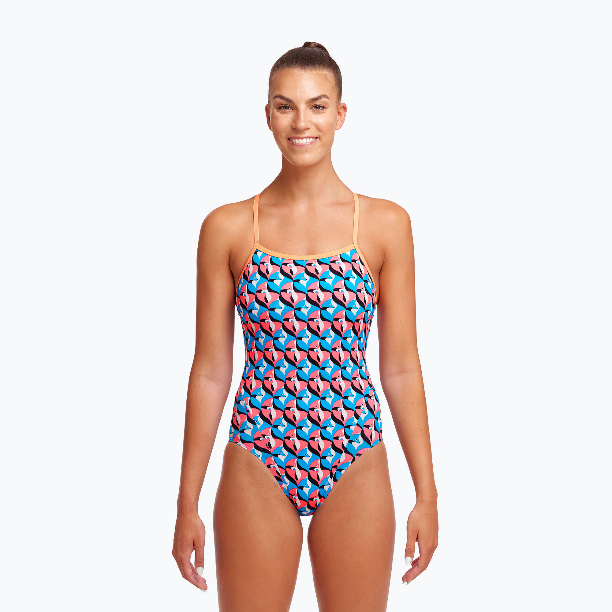 Maillot de bain une pièce à bretelles simples de Funkita pour femmes 2/5