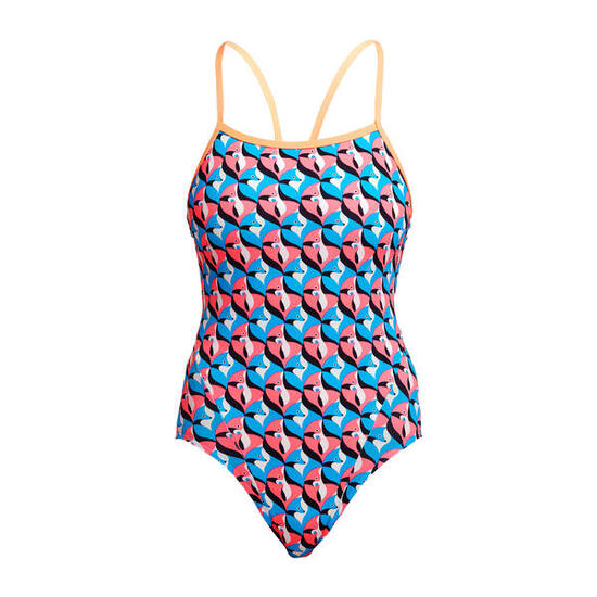 Maillot de bain une pièce à bretelles simples de Funkita pour femmes