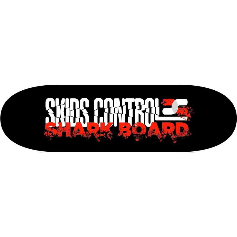 Skids Control skateboard Shark 71 x 20 bois/pVC rouge/bleu