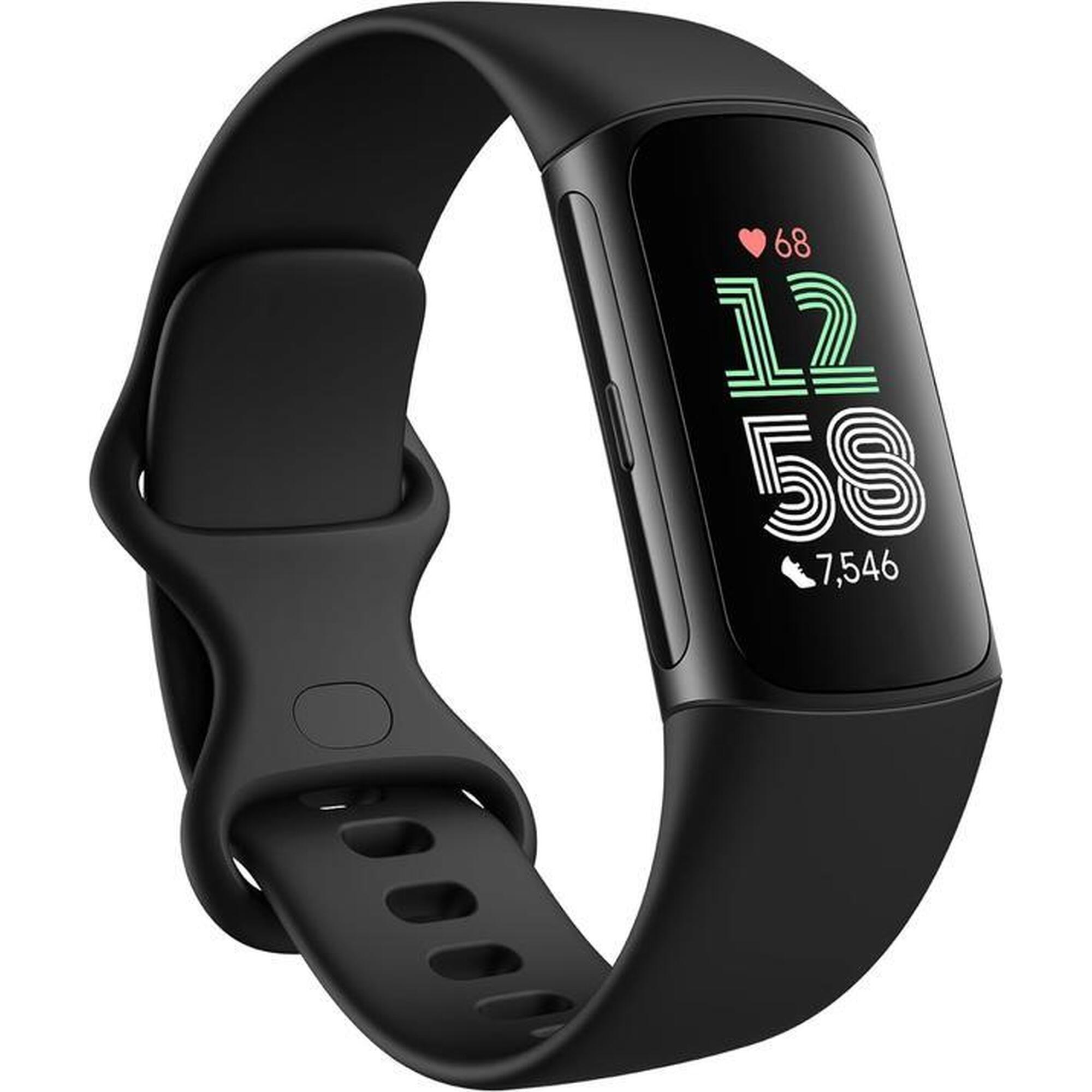 Bratara fitness Fitbit Charge 6, GPS + GLONASS, Rezistenta la apa 50M, Bluetooth