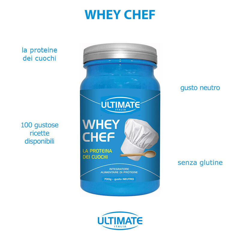 Integratore alimentare - WHEY CHEF - 700g