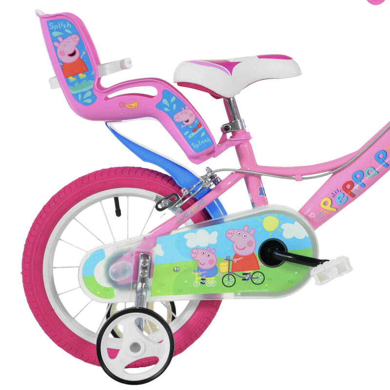 Bicicleta de Menina 14 polegadas Peppa Pig 4-6 anos