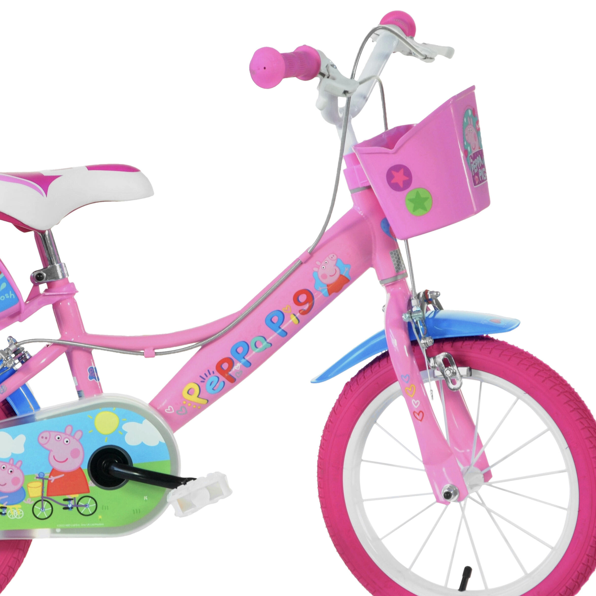 Dino Peppa Pig Kids Bike - 16in Wheel 3/4