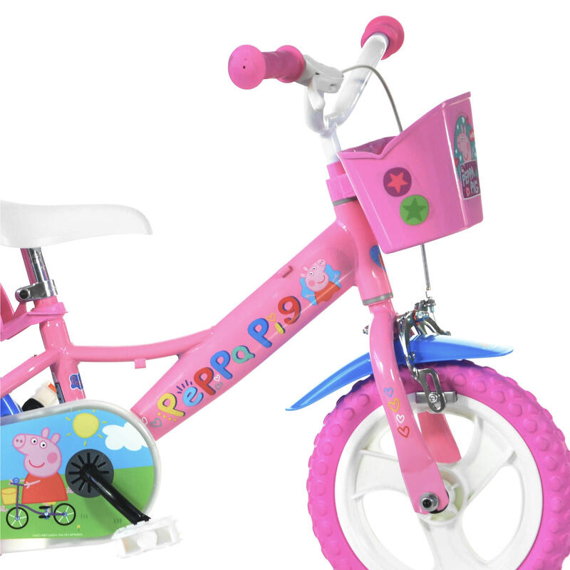 Bicicleta Niños 12 Pulgadas Peppa Pig rosado 3-5 años