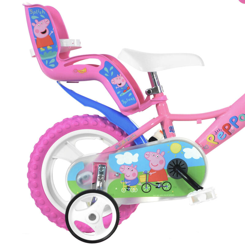 Bicicleta Niños 12 Pulgadas Peppa Pig rosado 3-5 años