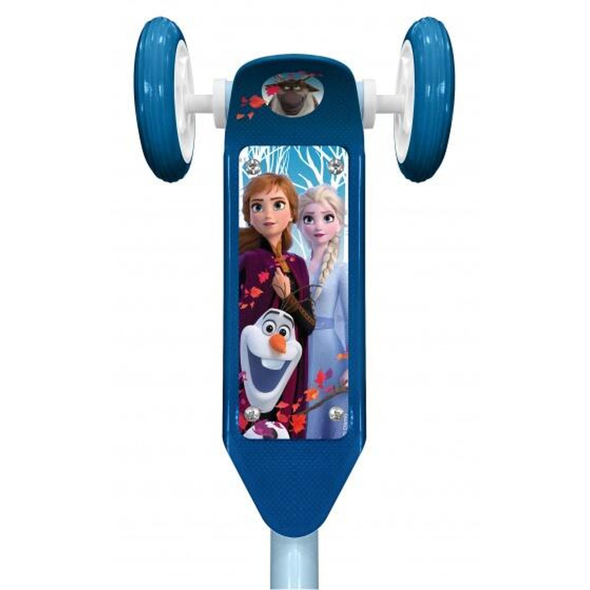 Disney Frozen 3-wiel Kinderstep Vrijloop Meisjes Blauw/Lichtblauw