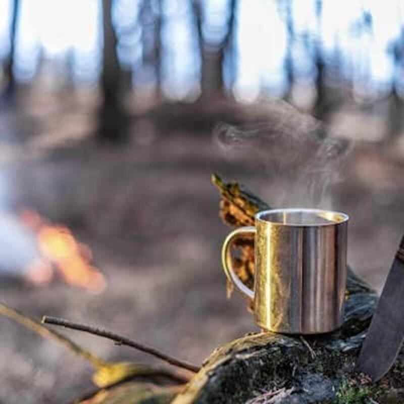 Edelstahl Becher Trinkbecher Doppelwandig 300 ml Camping Trekking Kaffee Tasse