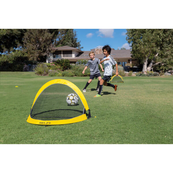 Conjunto de balizas portátil: ideal para jovens futebolistas, prático e compacto
