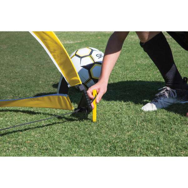 SKLZ Playmaker Foldable Football Goals, Yellow, Portable 2.5 ft 7/7