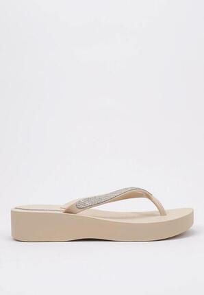Chanclas Mujer de playa IPANEMA MESH VIII PLAT FEM Beige
