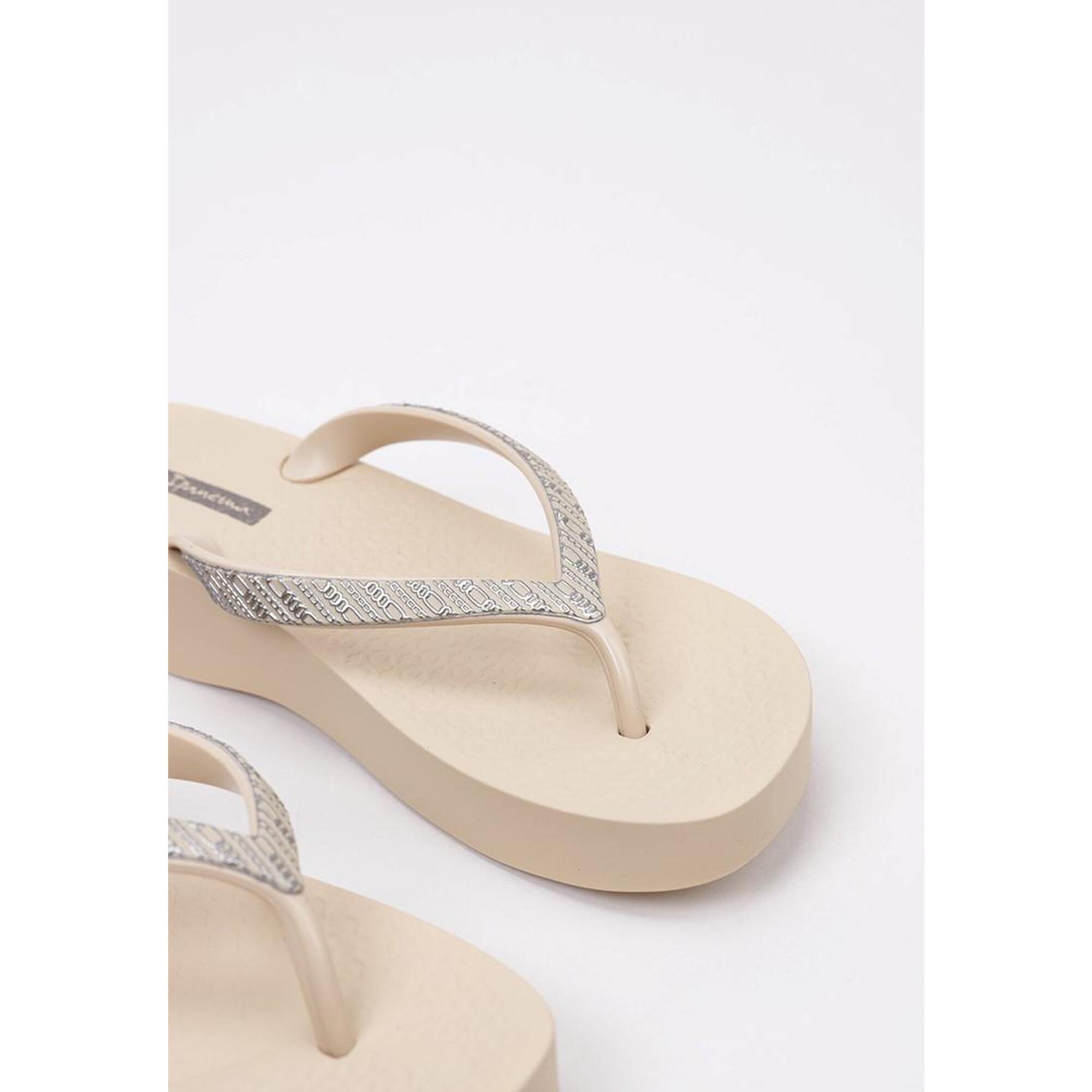 Chanclas Mujer de playa IPANEMA MESH VIII PLAT FEM Beige