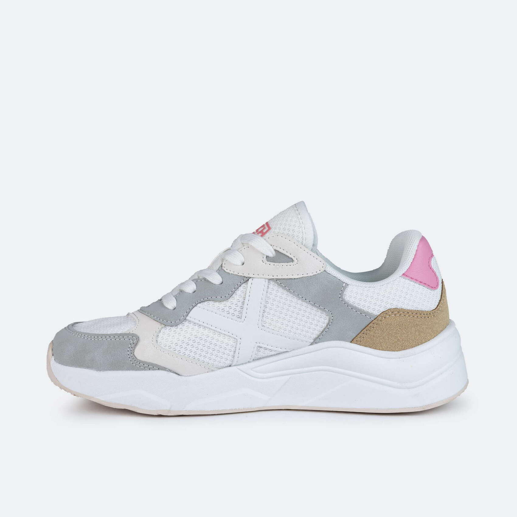 Baskets Munich Modèle Mali Couleur Blanc 2/5