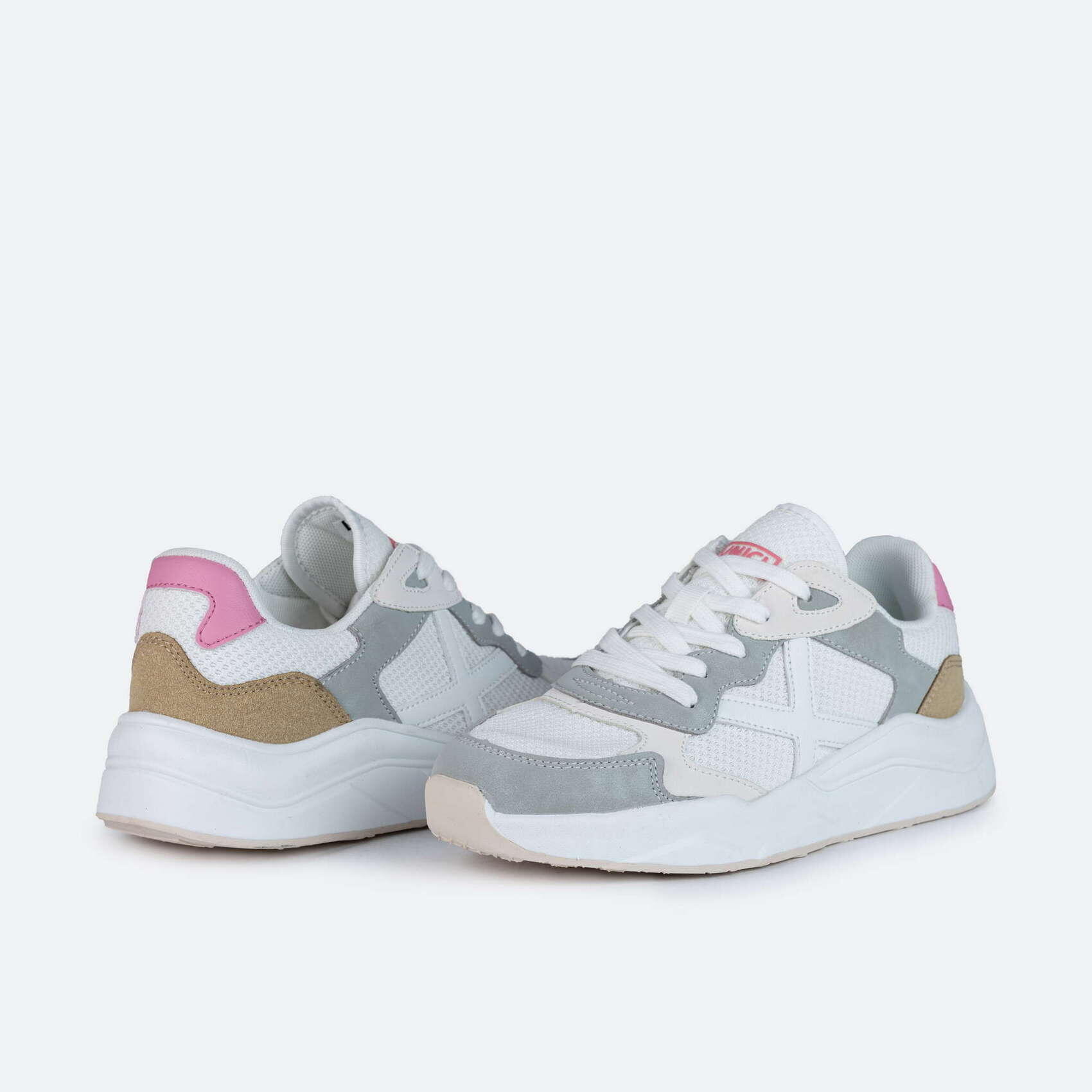 Baskets Munich Modèle Mali Couleur Blanc 5/5