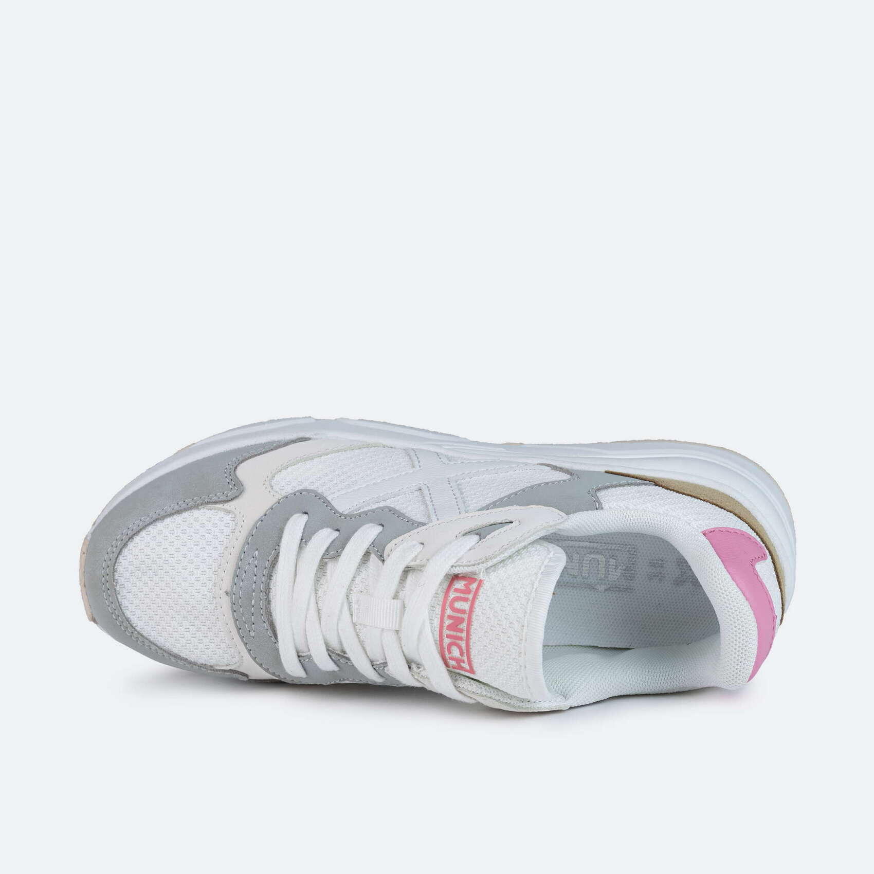 Baskets Munich Modèle Mali Couleur Blanc 3/5