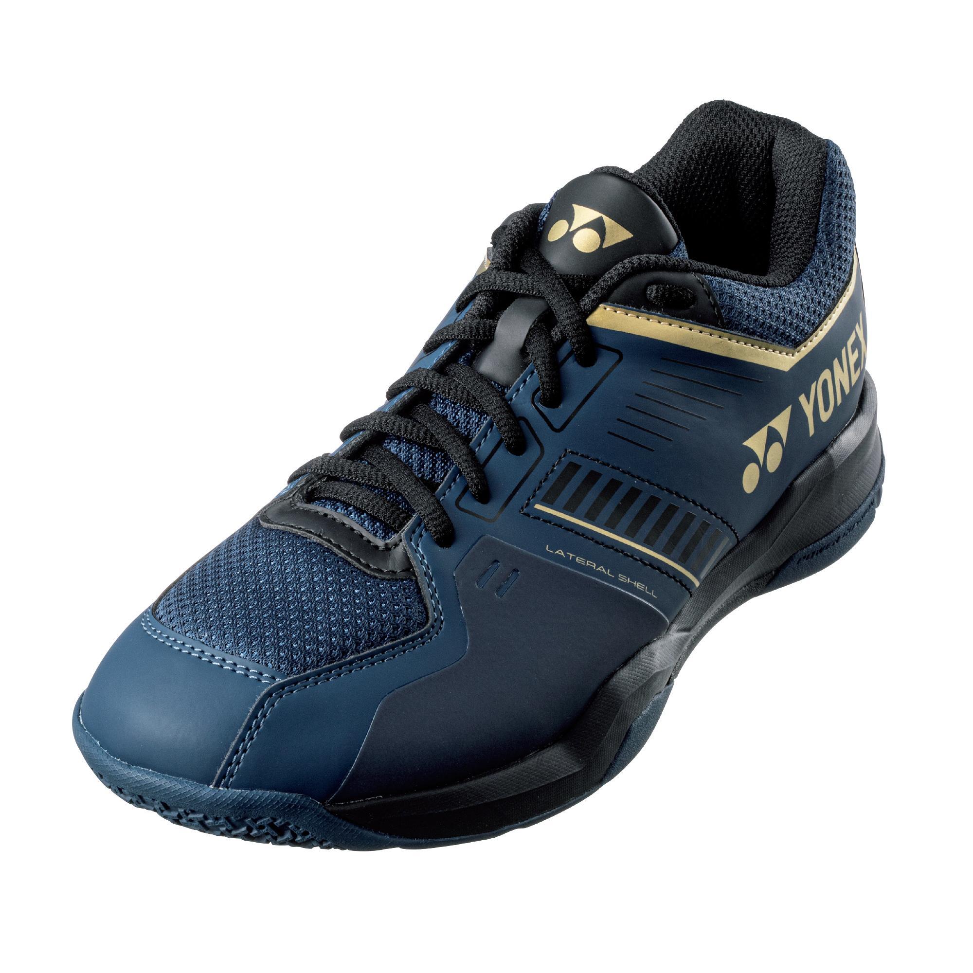 Badminton Power Cushion STRIDER FLOW WIDE SHBSF1WEX NAVY/GOLD