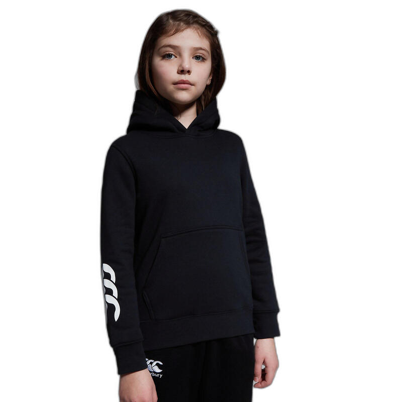 Sweater kinderen club hoody junior zwart