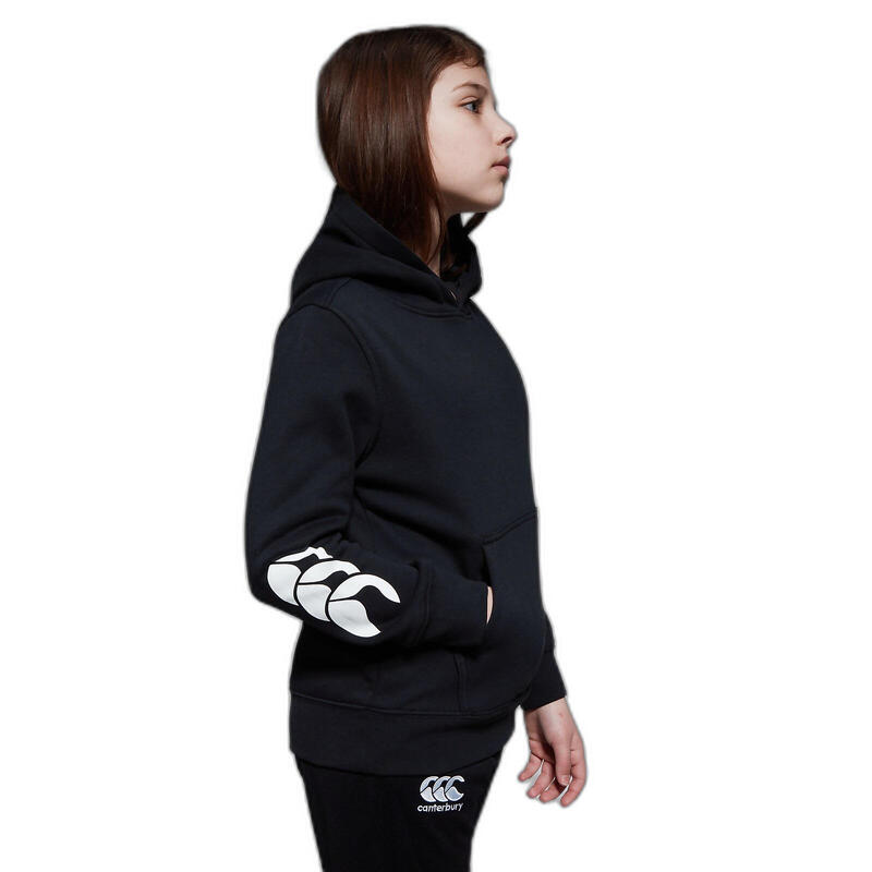 Rugby Hoodies - Unisex Kinderen Zwart